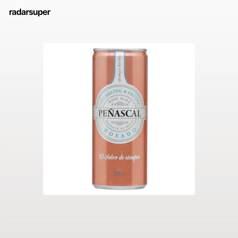 Vino rosado Peñascal lata 25 cl.