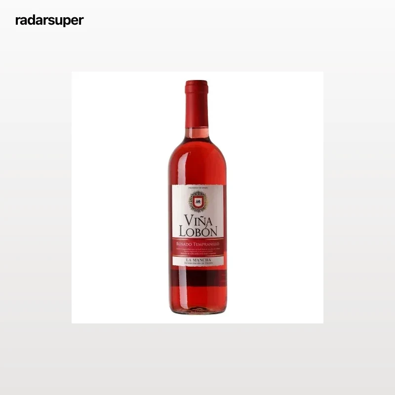 Vino rosado tempranillo Viña Lobón D.O. Mancha 75 cl.