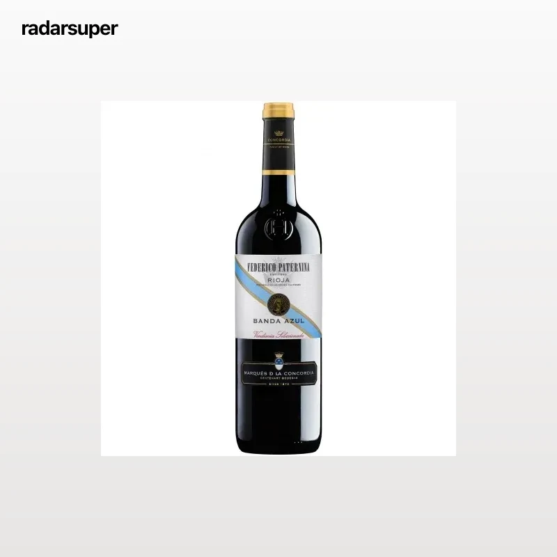Vino tinto barrica tempranillo Federico Paternina Banda Azul Vendimia Seleccionada D.O.Ca. Rioja 75 cl.