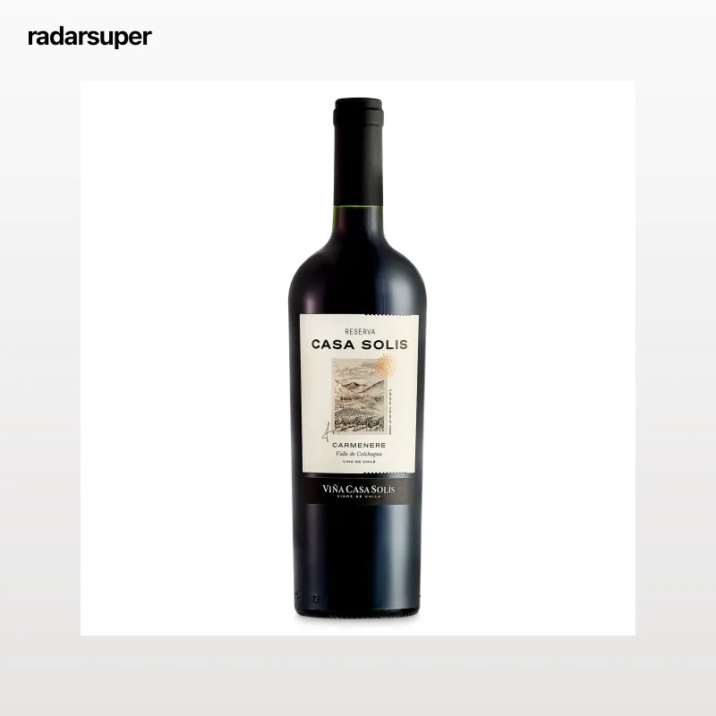 Vino tinto carmenere Casa Solís 75 cl