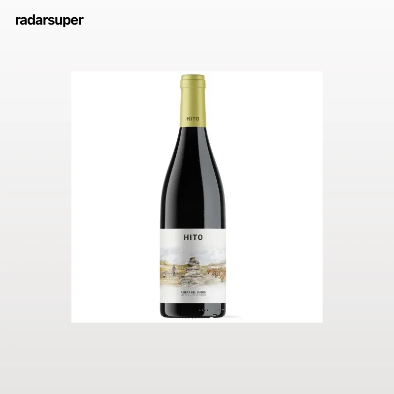 Vino tinto con crianza tempranillo Hito D.O. Ribera del Duero 75 cl.