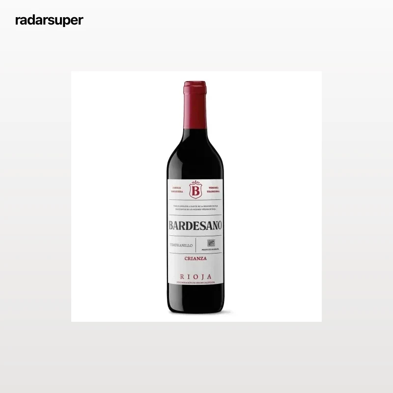 Vino tinto crianza Bardesano D.O.Ca. Rioja 75 cl.