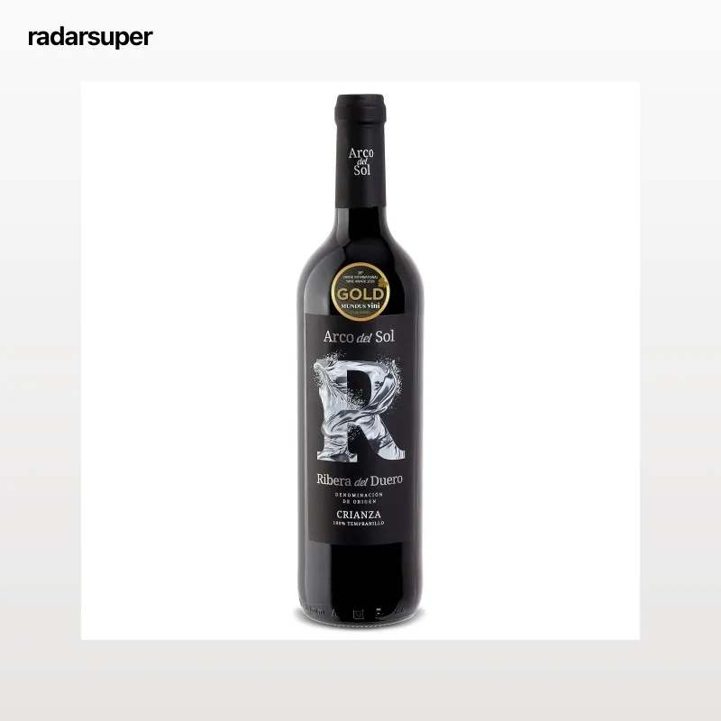 Vino tinto crianza D.O. Ribera del Duero Arco del Sol 75 cl