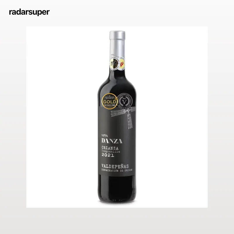 Vino tinto crianza D.O. Valdepeñas Viña Danza 75 cl
