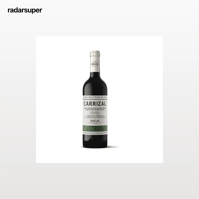 Vino tinto crianza ecológico Carrizal D.O.Ca Rioja 75 cl.