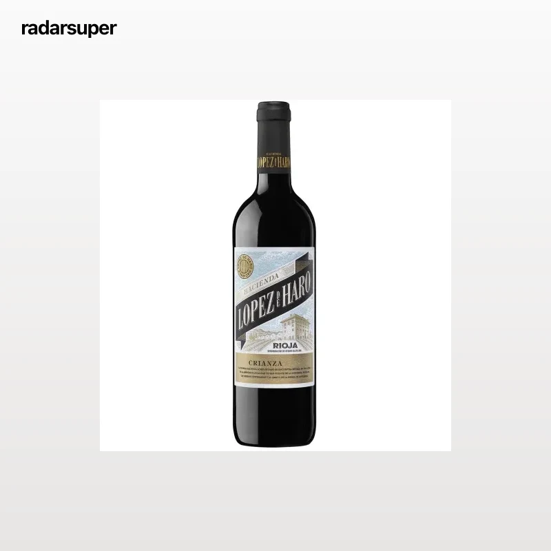 Vino tinto crianza Hacienda López de Haro D.O.Ca. Rioja 75 cl.