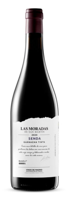 Vino tinto crianza Senda. Las Moradas de San Martín. 75cl