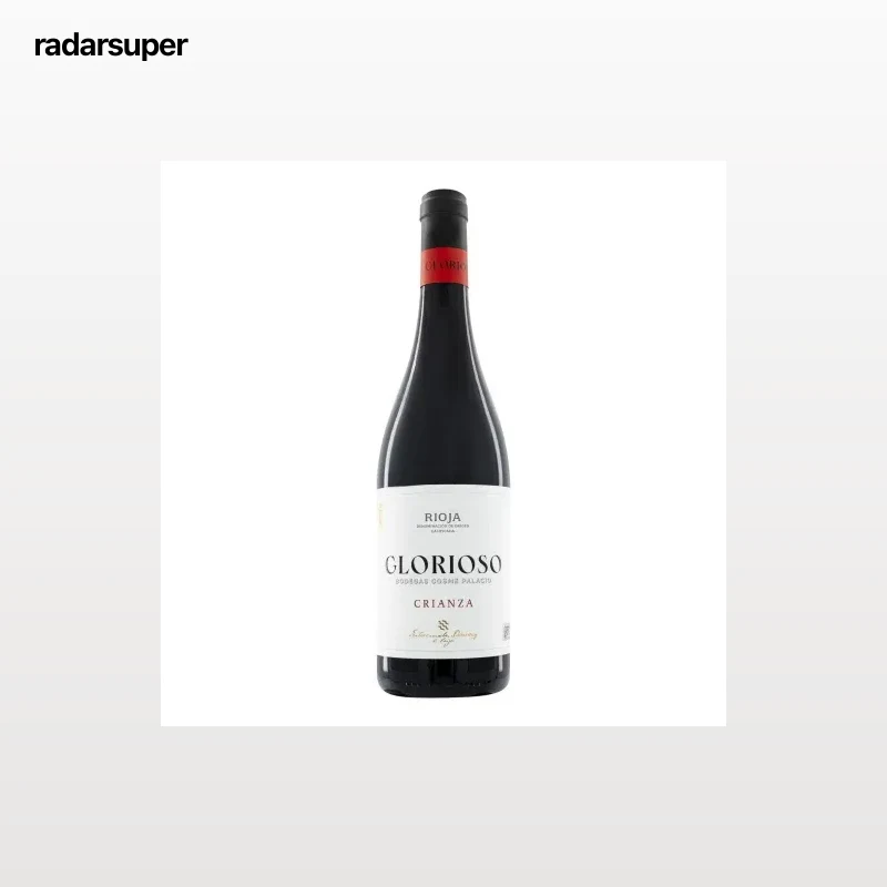 Vino tinto crianza tempranillo Glorioso D.O.Ca. Rioja 75 cl.