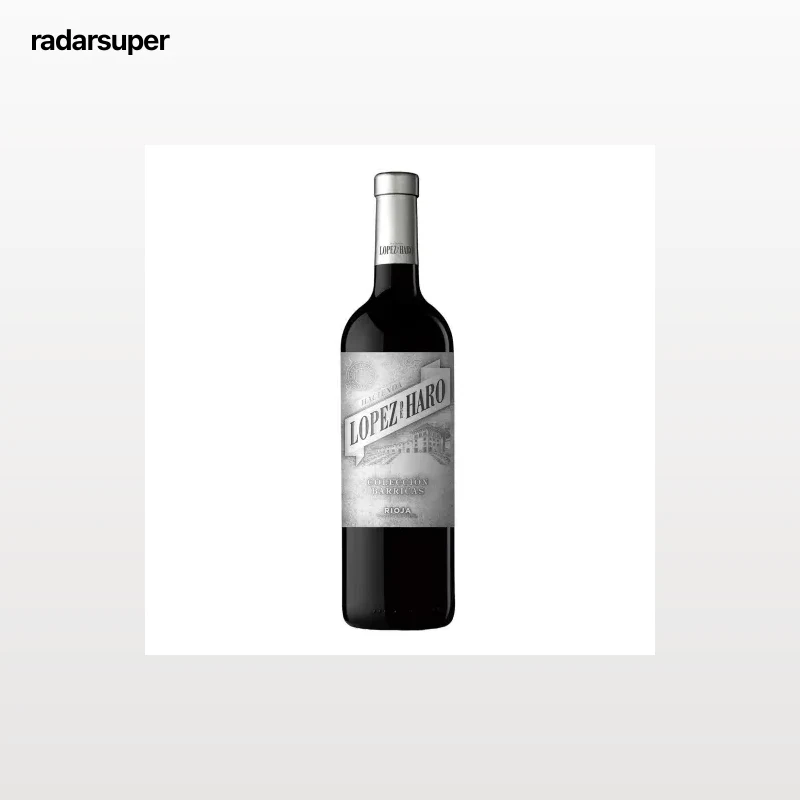 Vino tinto crianza tempranillo Hacienda López de Haro Colección Barricas D.O.Ca. Rioja 75 cl.