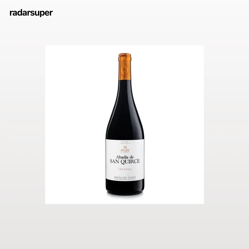 Vino tinto crianza tempranillo tinta fina Abadía de San Quirce  D.O. Ribera del Duero 75 cl.