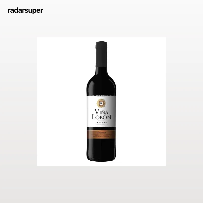 Vino tinto crianza Viña Lobón D.O. La Mancha 75 cl.
