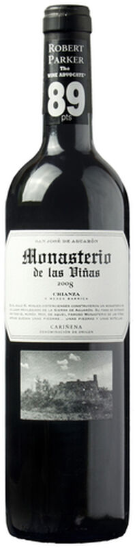 Vino tinto DO Cariñena Monasterio Viñas crianza