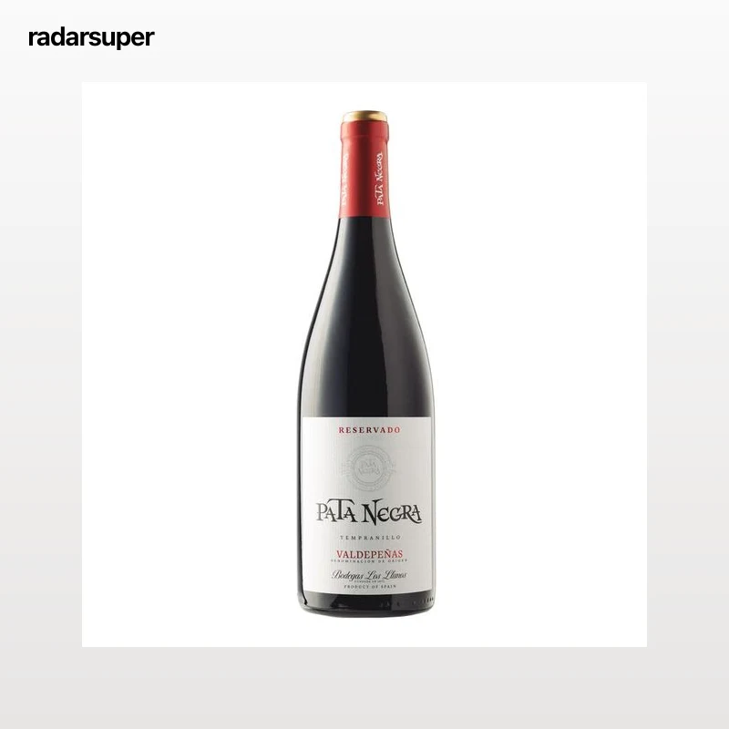 Vino tinto DO Valdepeñas Pata Negra reservado