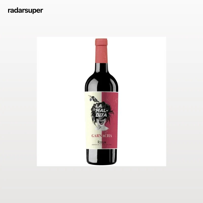 Vino tinto garnacha tinta La Maldita D.O.Ca Rioja 75 cl