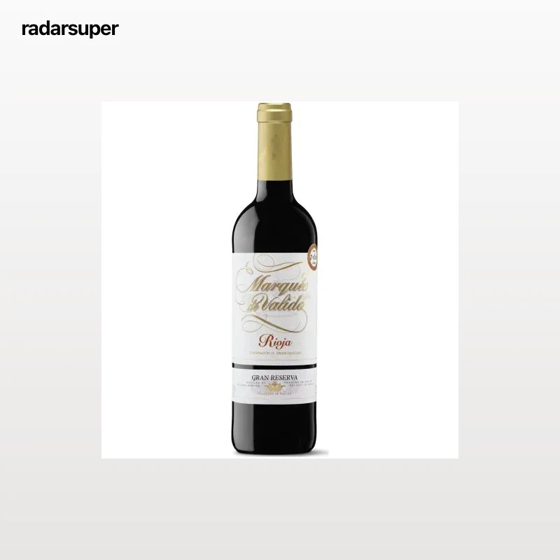 Vino tinto gran reserva Marqués de Valido D.O.Ca Rioja 75 cl.