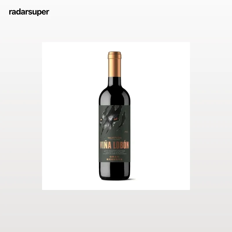 Vino tinto gran reserva Viña Lobón D.O. Valdepeñas 75 cl.