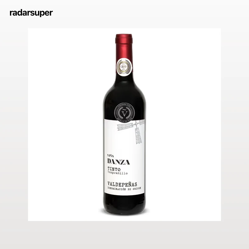 Vino tinto joven D.O. Valdepeñas Viña Danza 75 cl