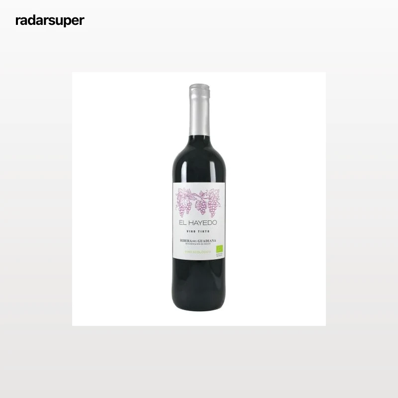 Vino tinto joven ecológico El Hayedo Vendimia Seleccionada D.O. Ribera del Guadiana 75 cl.