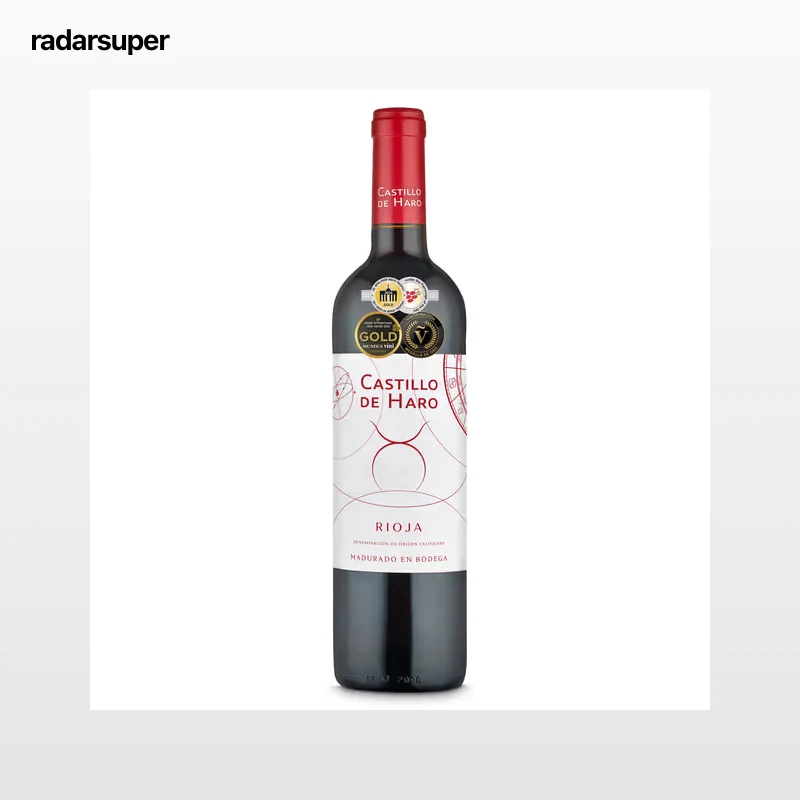 Vino tinto joven madurado D.O. Rioja Castillo de Haro 75 cl