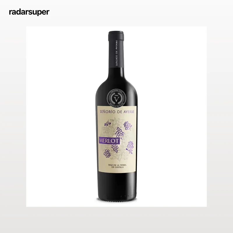 Vino tinto merlot Señorío de Ayerbe 75 cl