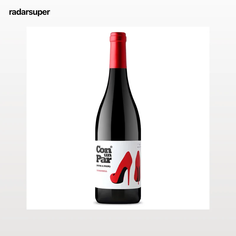 Vino tinto monastrell Con un par 75 cl