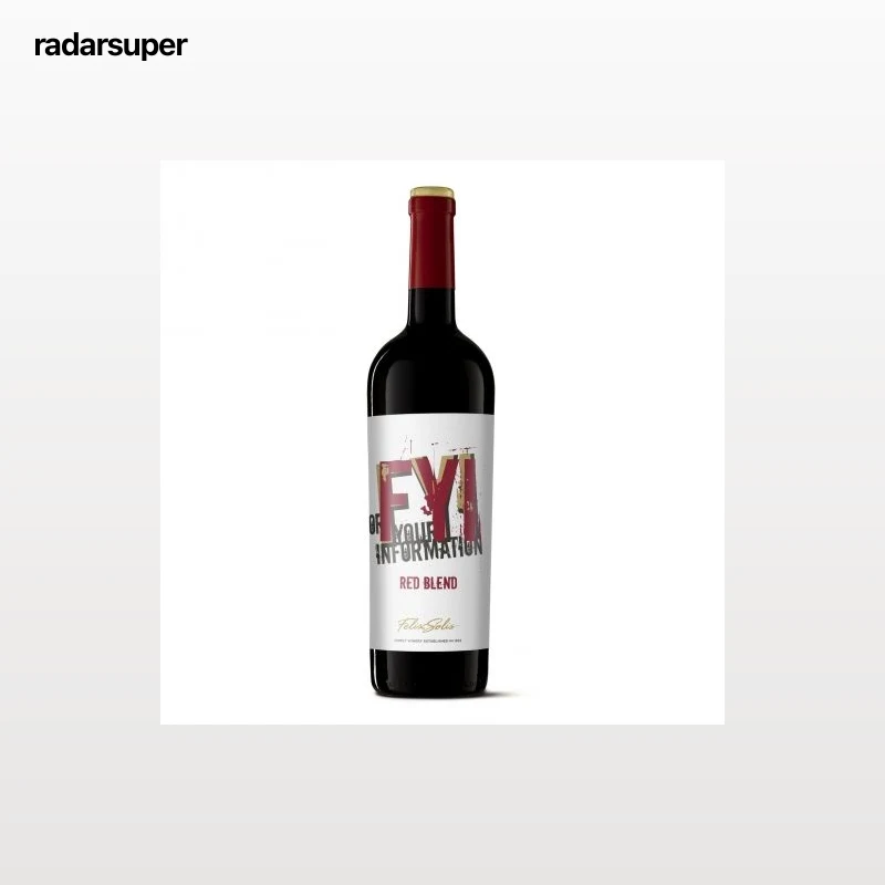 Vino tinto Red Blend For Your Information FYI 75 cl.