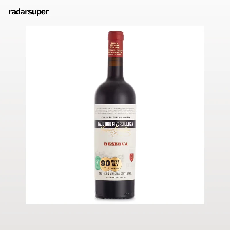 Vino tinto reserva Faustino Rivero 75 cl