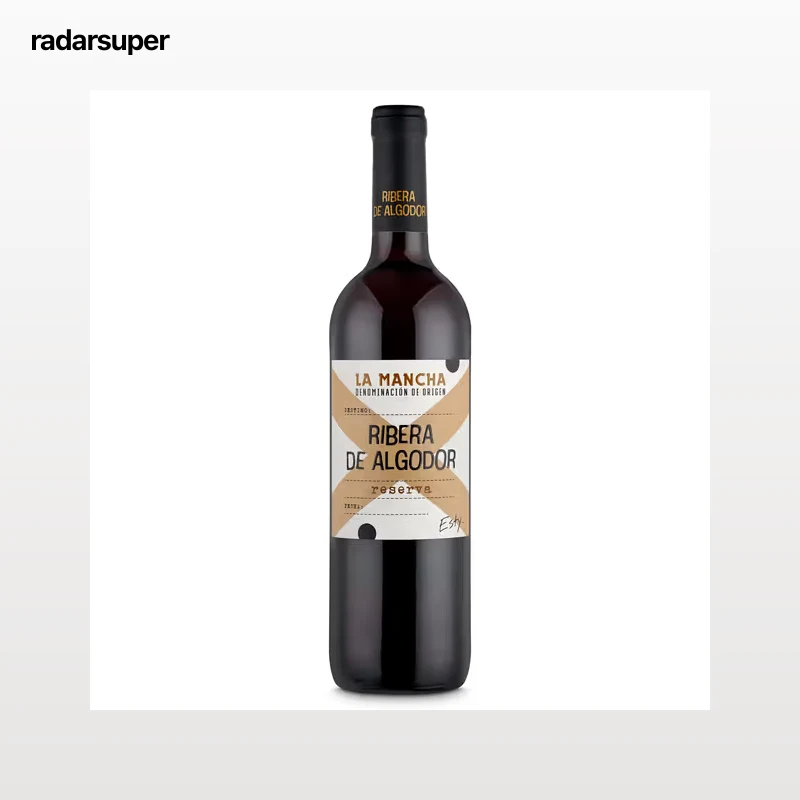 Vino tinto reserva D.O. La Mancha Ribera de Algodor 75 cl