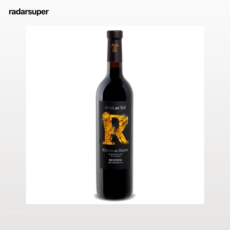 Vino tinto reserva D.O. Ribera del Duero Arco del Sol 75 cl