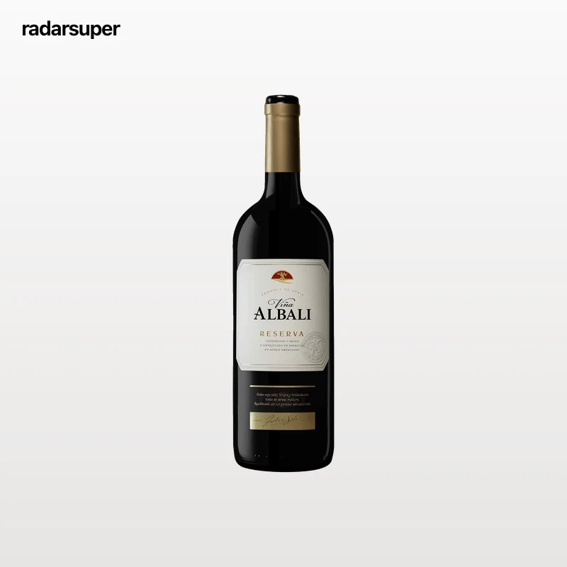 Vino tinto reserva DOP Valdepeñas en botella magnum