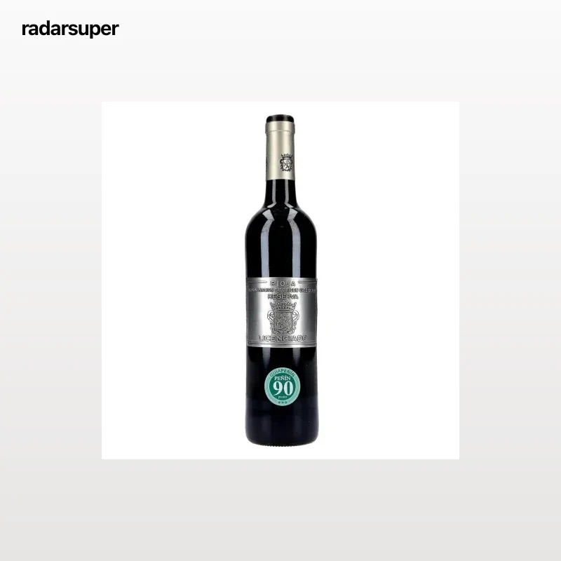 Vino tinto reserva Licenciado D.O. Rioja 75 cl.