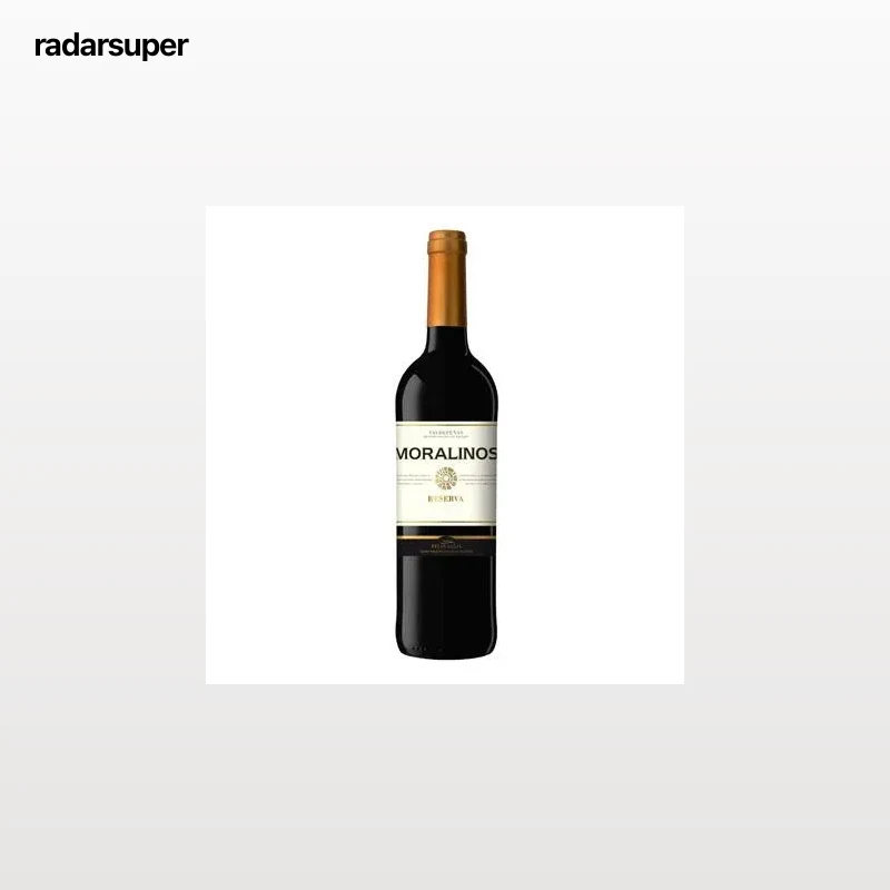 Vino tinto reserva Moralinos D.O. Valdepeñas 75 cl.