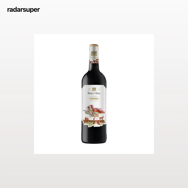 Vino tinto reserva tempranillo Marques de Riscal D.O.Ca. Rioja 75 cl.