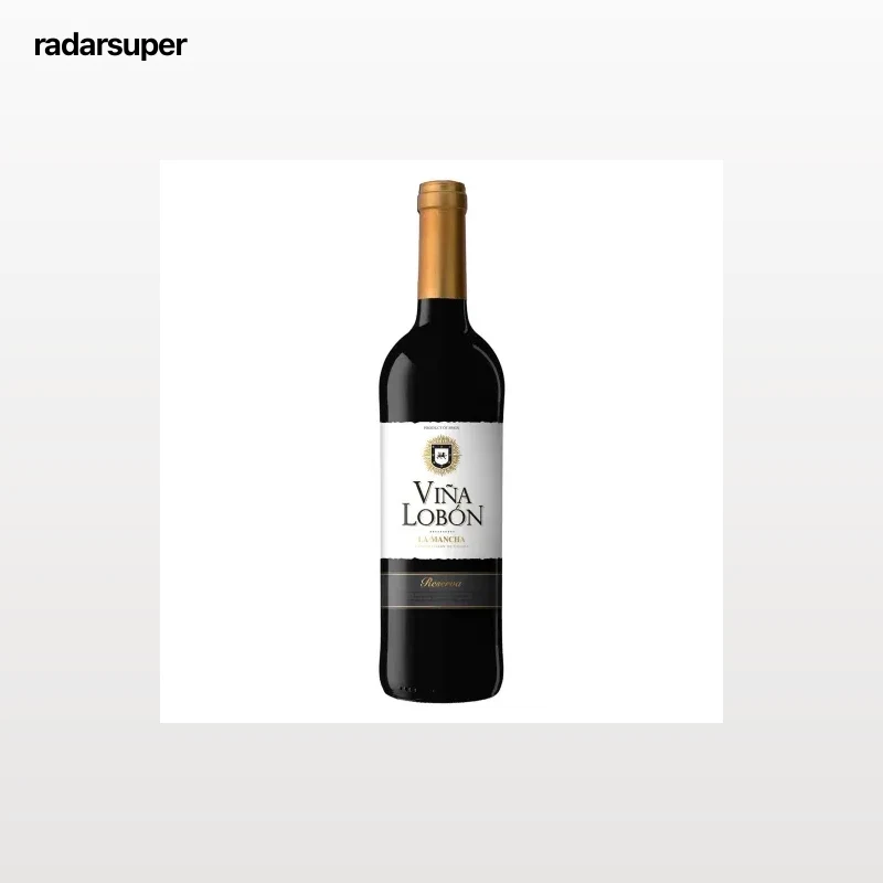 Vino tinto reserva Viña Lobón D.O. La Mancha 75 cl.