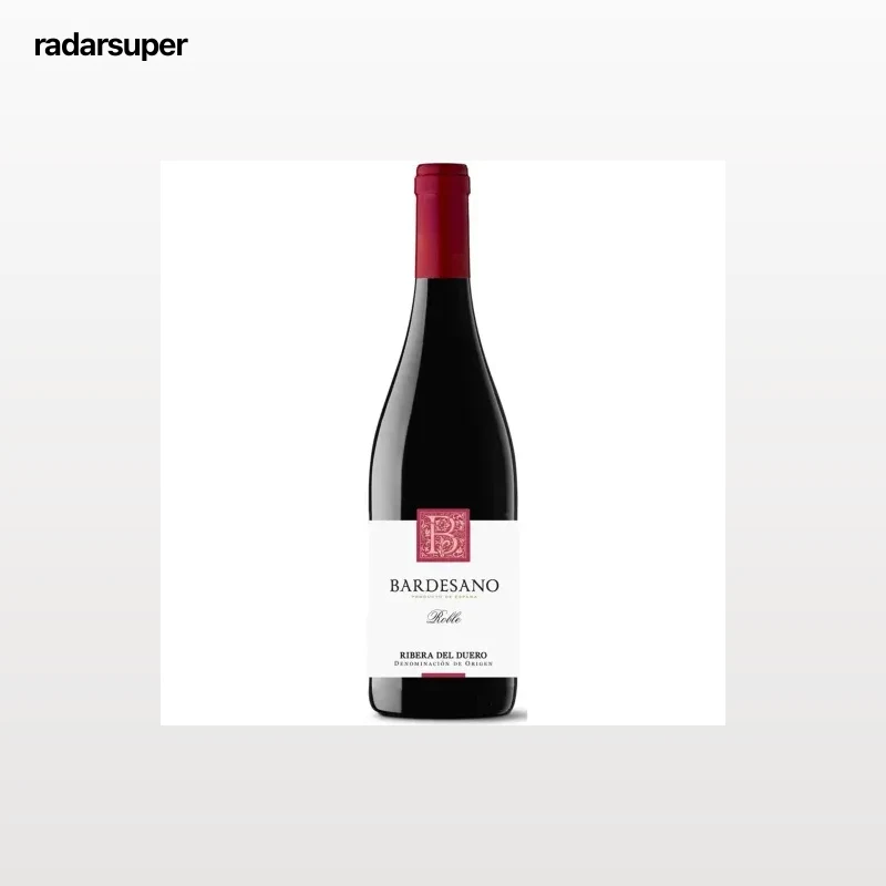Vino tinto roble tempranillo Bardesano D.O. Ribera del Duero 75 cl.
