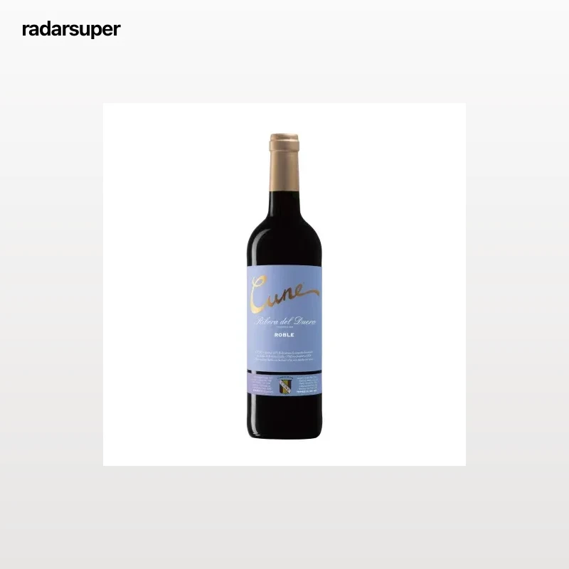 Vino tinto roble tempranillo Cune D.O. Ribera del Duero 75 cl.
