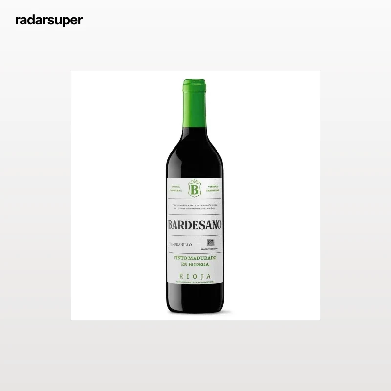 Vino tinto semicrianza Bardesano D.O.Ca. Rioja 75 cl.