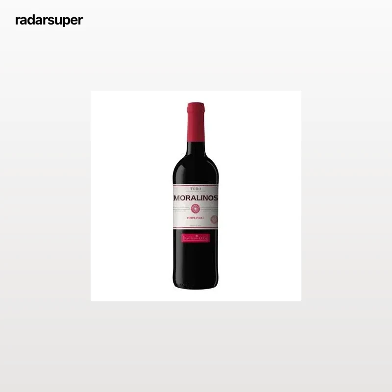 Vino tinto tempranillo Moralinos D.O. Toro 75 cl.