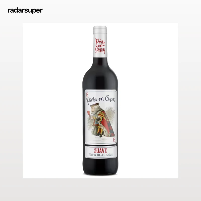Vino tinto tempranillo syrah Pinta en Copas 75 cl