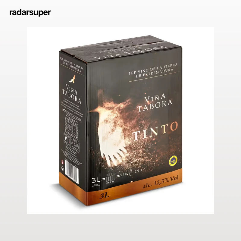 Vino tinto de La tierra de Extremadura Viña Tabora 3 L