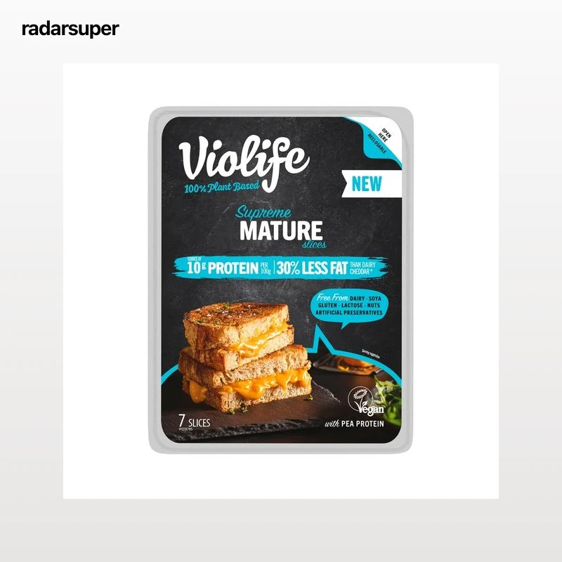 VIOLIFE Supreme mature Lonchas veganas tipo queso madurado 140 g.