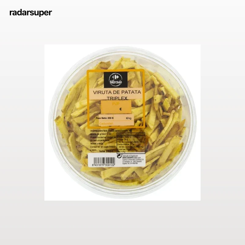 Viruta papata triplex Carrefour 300 g