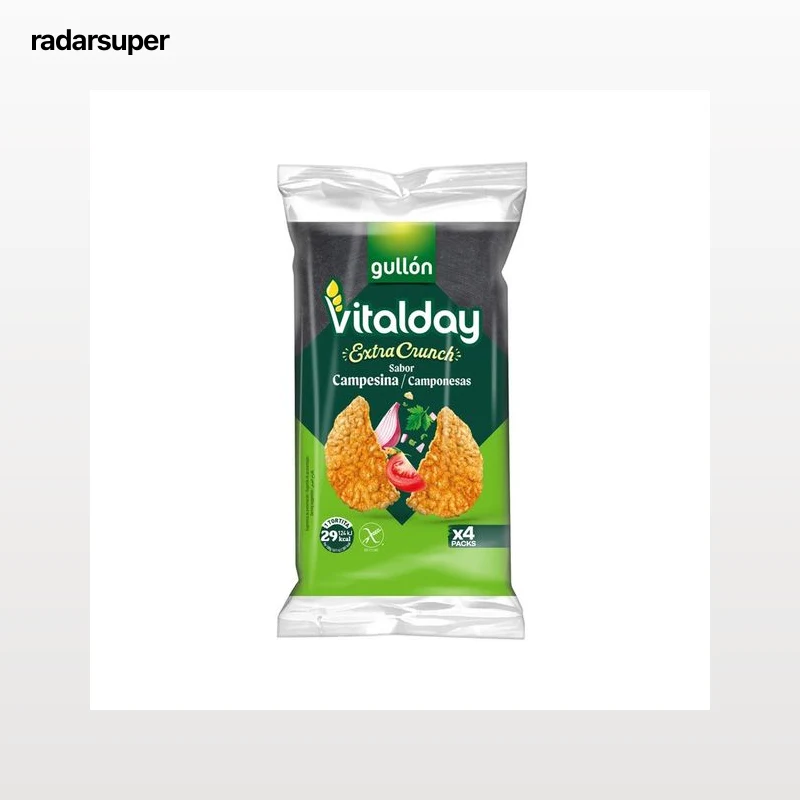 VITALDAY Tortitas de maíz crunch campesinas 93 g