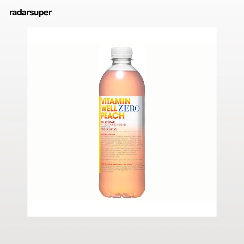 VITAMIN WELL Agua peach zero 50 cl.