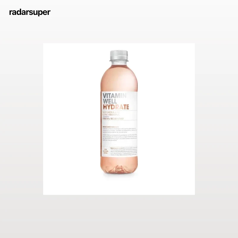 Vitamin Well hydrate sabor a fresa 500 ml.