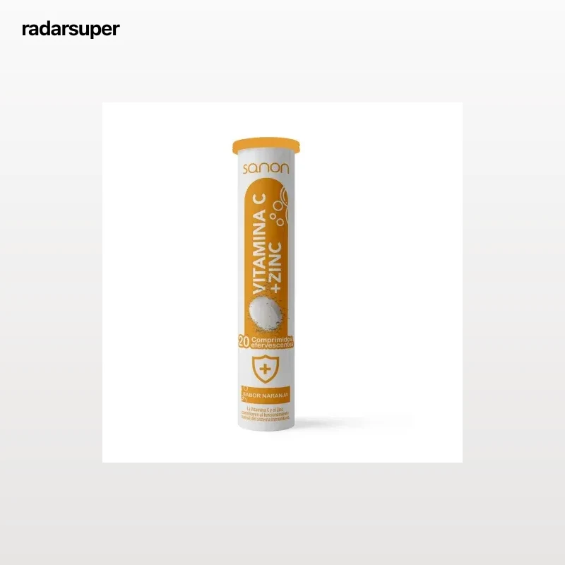 Vitamina C + Zinc sabor naranja Sanon 20 ud.