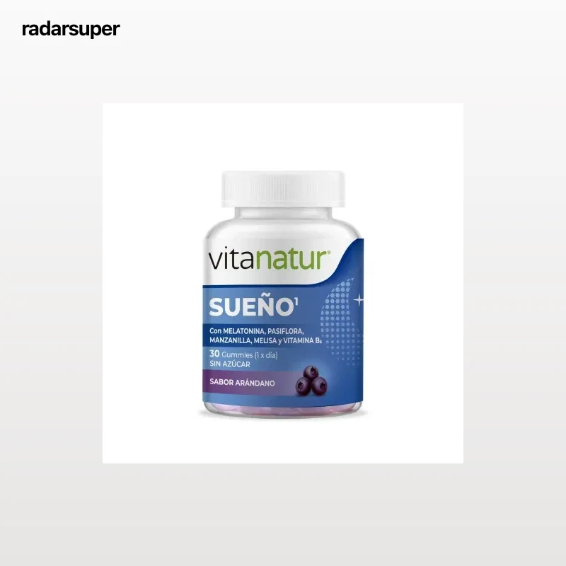Vitanatur sueño sin azúcar, sin gluten y sin lactosa 30 ud.