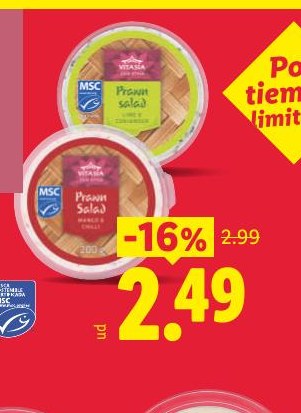 VITASIA Ensalada de gambas