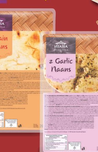 VITASIA Pan Naan Garlic Naans