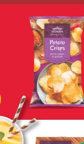 VITASIA Patatas fritas Sabor curry